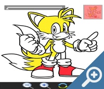 Coloring Sonic скриншот, screen