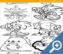 Coloring Sonic Games скриншот, screen