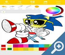 Coloring Sonic Games скриншот, screen