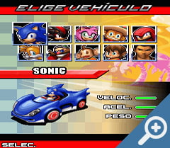 Sonic & Sega All-Stars Racing Java скриншот, screen