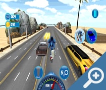 Sonic traffic Racer скриншот, screen