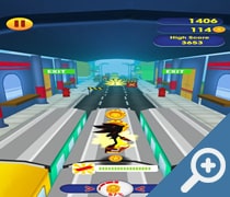 Super Shadow Sonic Surf скриншот, screen