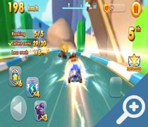 Super Sonic Kart Racing скриншот, screen